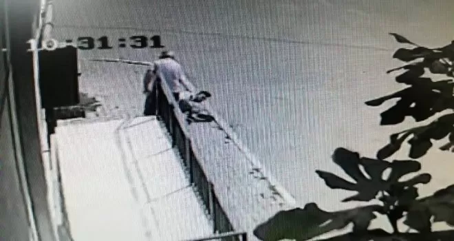(Özel) Damadına defalarca kurşun sıktı, o anlar kamerada
