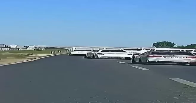  E-5 karayolundaki düğün konvoyunda “makas” terörü