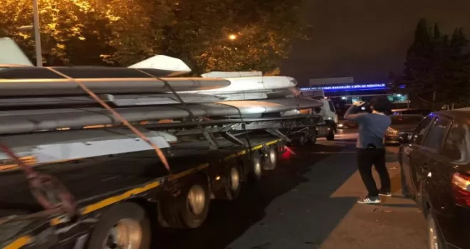 E-5’ten uçak geçti
