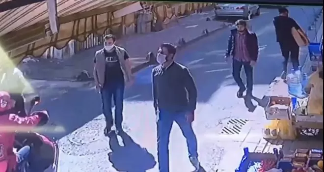 Esenler’de maskeli magandalar, iki işletmeciyi tekme tokat dövdü