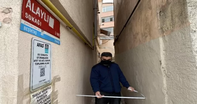 İstanbul’un en dar sokağı 89 santimetre