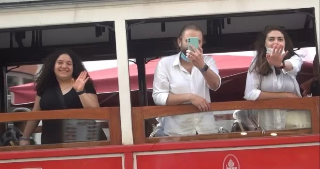  İstiklal Caddesi’nde pes dedirten görüntüler