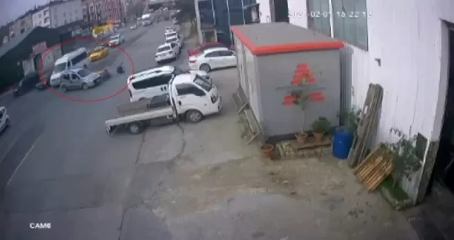 (Özel) Kazaya neden olan hatalı dönüş kamerada
