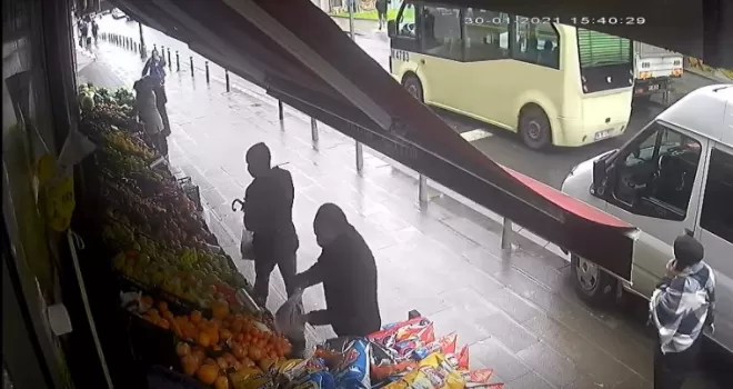 (ÖZEL) Kestane hırsızları kamerada
