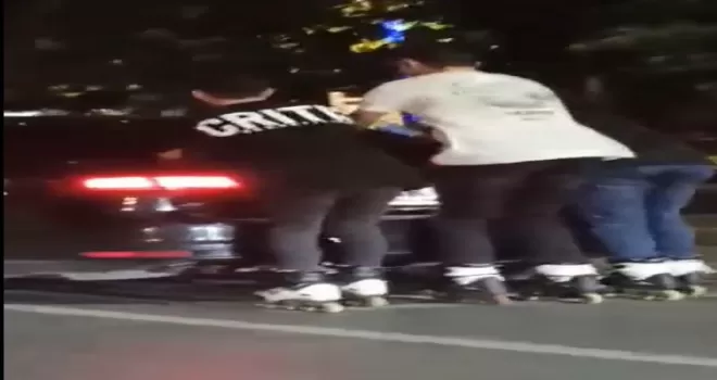 Patenli gençlerin tehlikeli yolculuğu kamerada