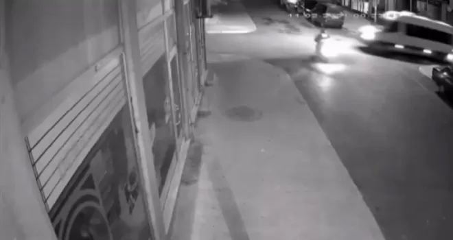 (Özel) Pendik’te feci motosiklet kazası kamerada
