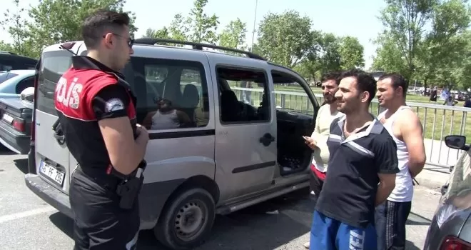 Plaja gelen vatandaşlara hırsızlık şoku