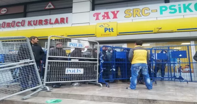  PTT Dağıtım Merkezlerinde 