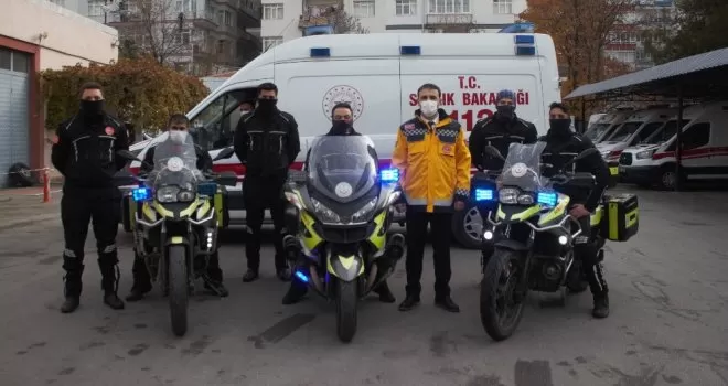 Sağlık Bakanlığı’nın iki tekerli ambulansları: Motosiklet Ambulanslar