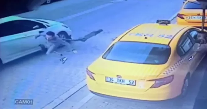 (ÖZEL) Şaka yapayım derken yeğenine çarptı
