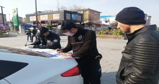 Sokağa çıkma yasağına uymayanlara ilk cezalar yazıldı