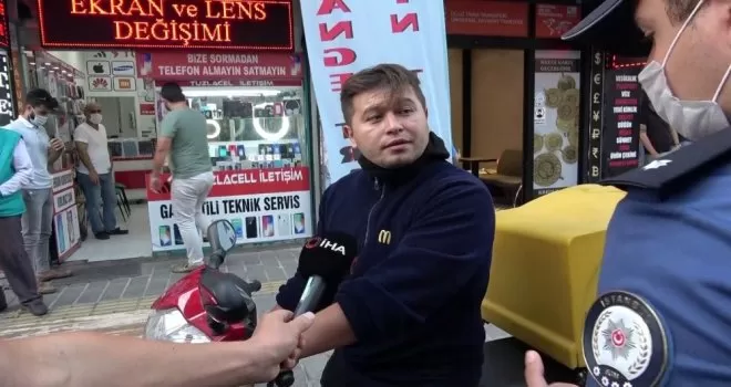 (Özel)- Tuzla’da maskesiz şahıstan polise tehdit
