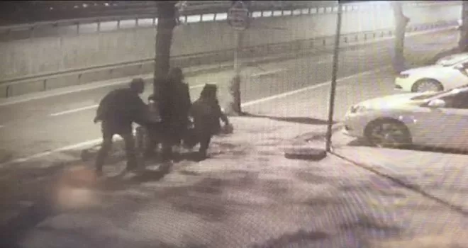 Ukraynalı aileye taciz şoku kamerada