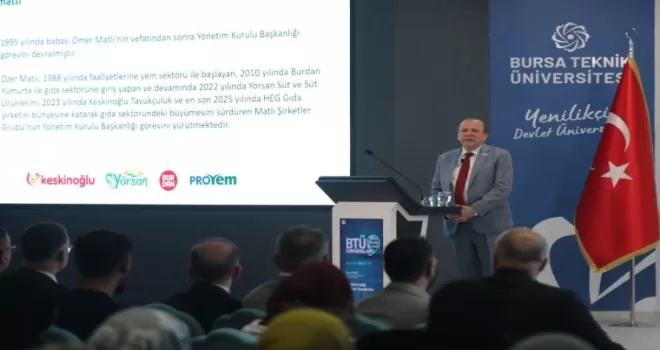 Özer Matlı üniversitelilerle tecrübe paylaştı