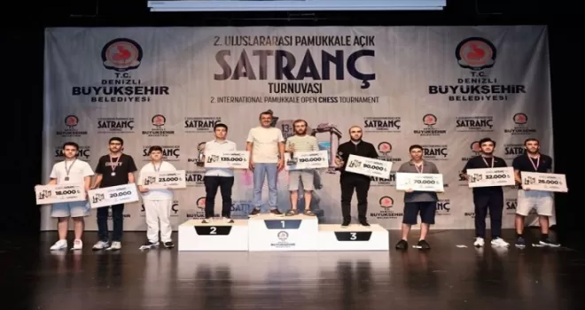Pamukkale Açık Satranç Turnuvası şampiyonlarını buldu