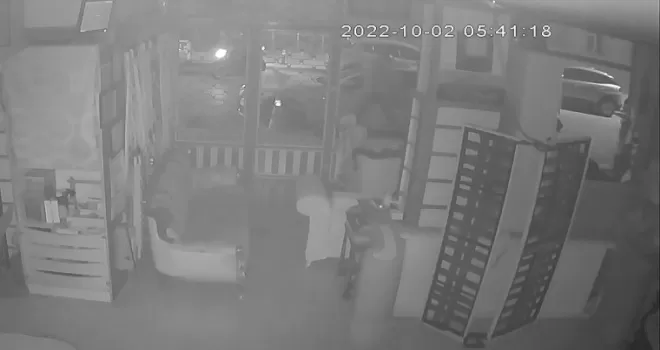 Park halindeki otomobilden konsol hırsızlığı kamerada
