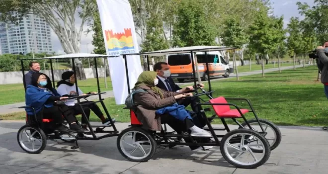 Pedallar sağlıklı yaşam için döndü

