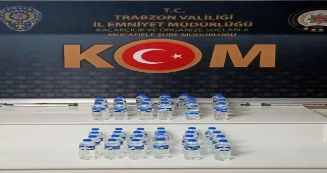 Pet şişede alkollü içki  satmaya çalışan şahıs tutuklandı