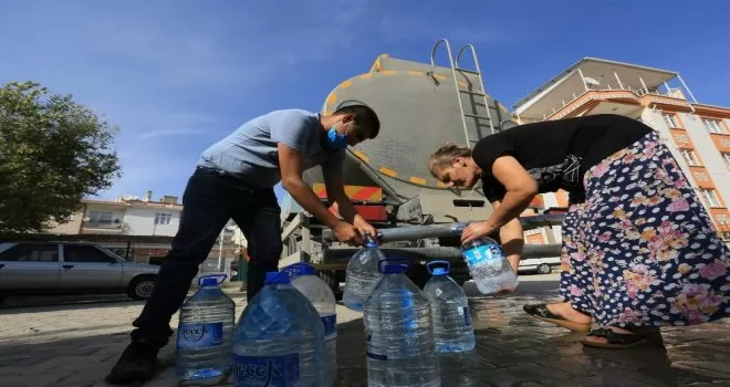 Polatlı için su mesaisi 7/24 devam ediyor
