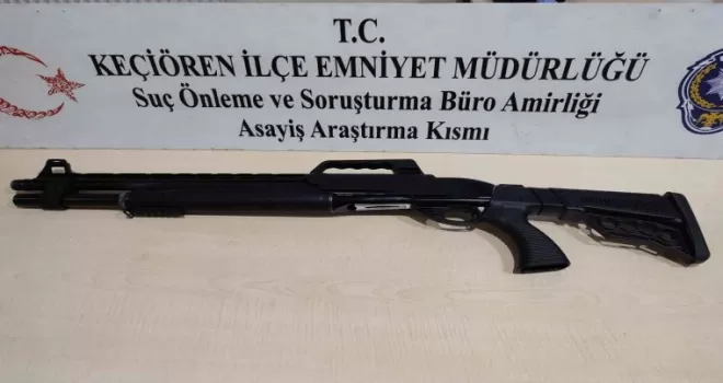 Pompalı tüfekle dükkan basan şehir magandaları yakalandı

