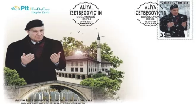 PTT AŞ’den İzetbegoviç’e özel pul