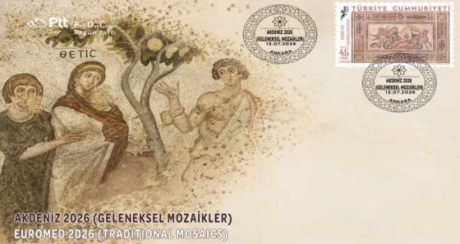 PTT’den ’Geleneksel Mozaikler’ temalı anma pulu