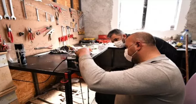 Pursaklar Belediye araçları emin ellerde
