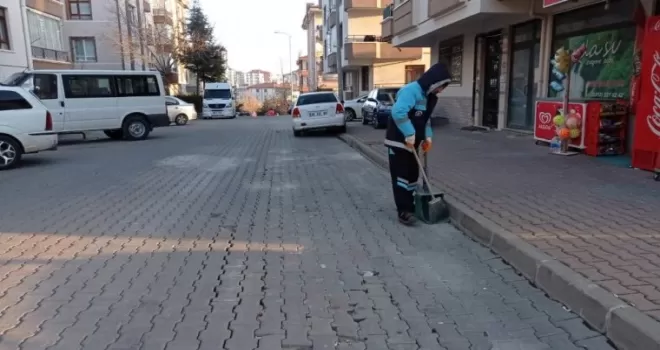 Pursaklar’da 24 saat temizlik
