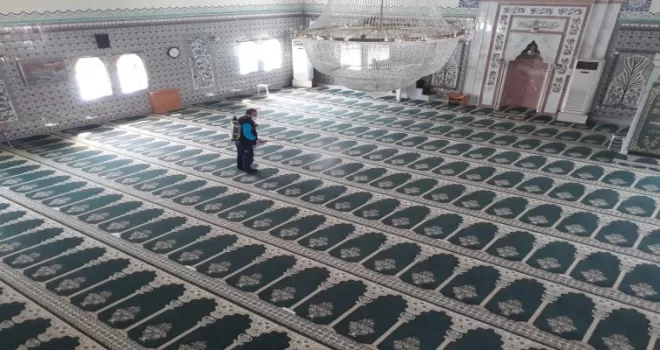 Pursaklar’da camiler Ramazan ayına hazırlanıyor
