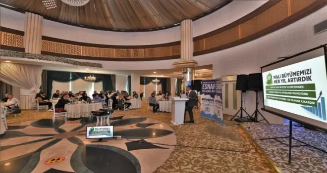 Pursaklar’da esnaf buluşmaları devam ediyor
