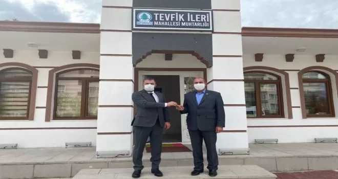 Pursaklar’da muhtarlara modern binalar
