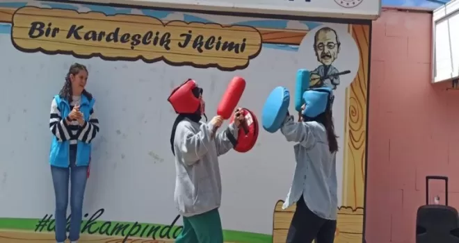 Pursaklar’ın gençleri gençlik kampında
