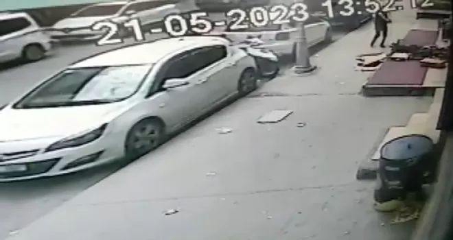 Pusuya yatan enişte, kayınbiraderine kurşun yağdırdı: O anlar kamerada
