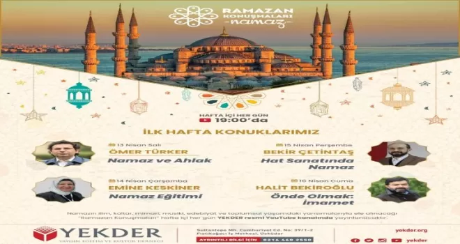 Ramazan konuşmaları başlıyor
