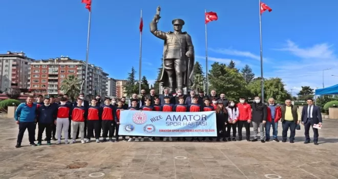Rize’de Amatör Spor Haftası etkinlikleri
