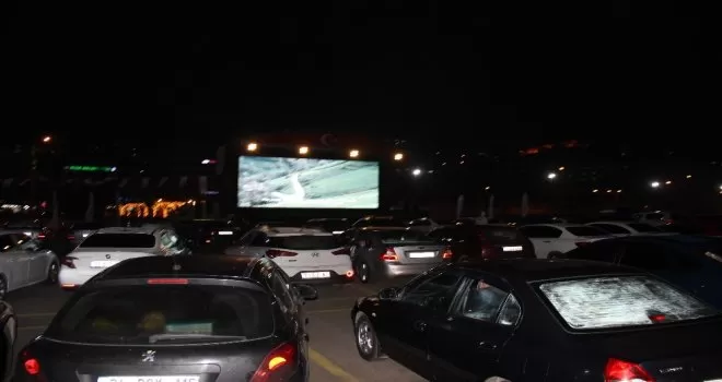 Rize’de ’Arabalı Sinema Etkinliği’ne yoğun ilgi
