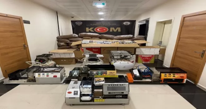 Rize’de kaçak sigara operasyonu