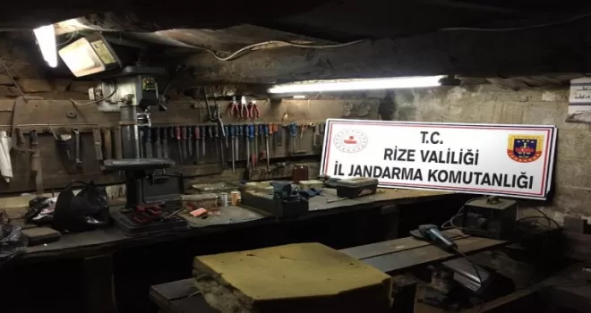 Rize’de kaçak silah operasyonu
