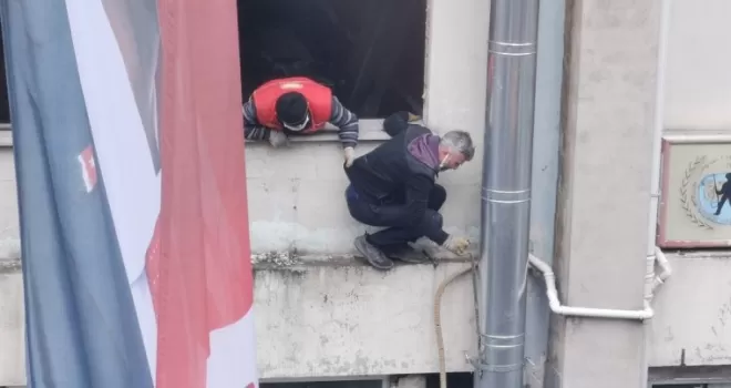 Rize’de "yelekli" iş güvenliği önlemi

