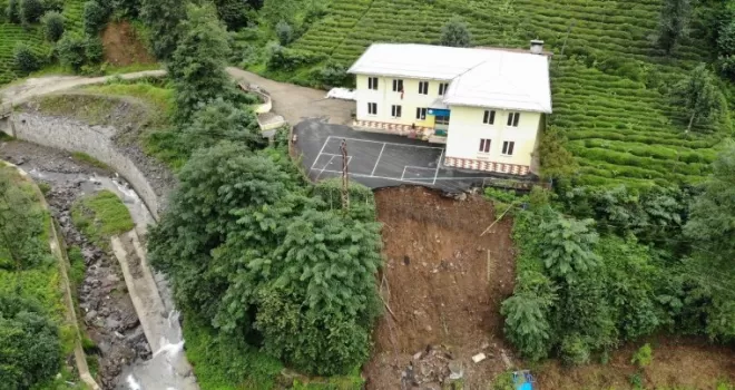 Rize’deki o okulda eğitim 1,5 ay gecikmeli başlayacak