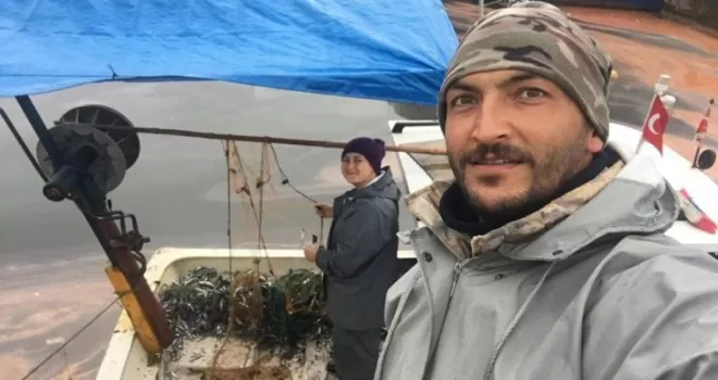 Rize’nin balıkçı çifti
