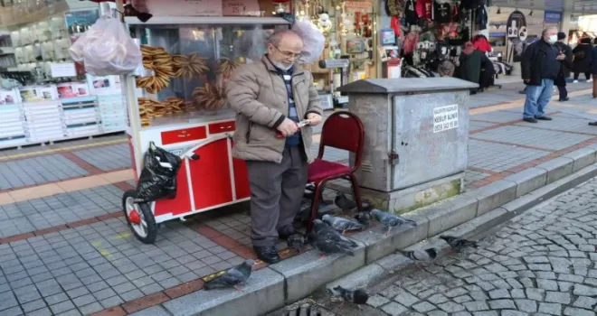 Rize’nin ‘Güvercin Babası"
