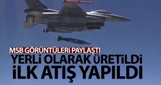 Yerli ve milli Hassas Güdüm Kiti-84'in test atışı gerçekleşti 