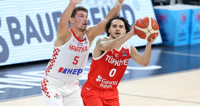 FIBA 2022 Avrupa Şampiyonası Elemeleri: Hırvatistan: 79 - Türkiye: 62