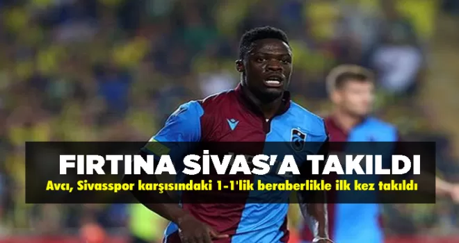 Trabzonspor: 1 - Sivasspor: 1 (MAÇ SONUCU - ÖZET)