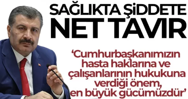 Sağlık Bakanı Koca'dan 'adalete güvenin' çağrısı
