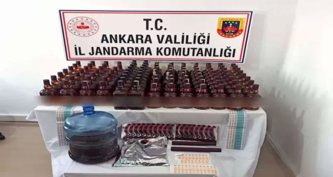 Sahte alkollü içki üretimi ve satışı yapan şahıslara operasyon: 2 gözaltı
