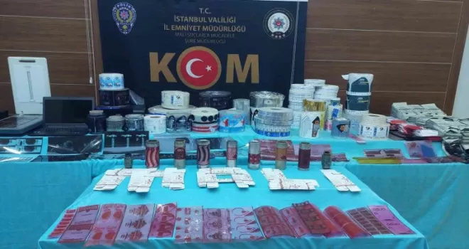 Sahte bandrol üreten çete yapılan operasyonla yakalandı
