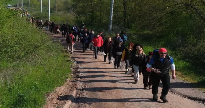 Sakarya Büyükşehir’de doğa yürüyüşlerinde ’bahar’ etabı