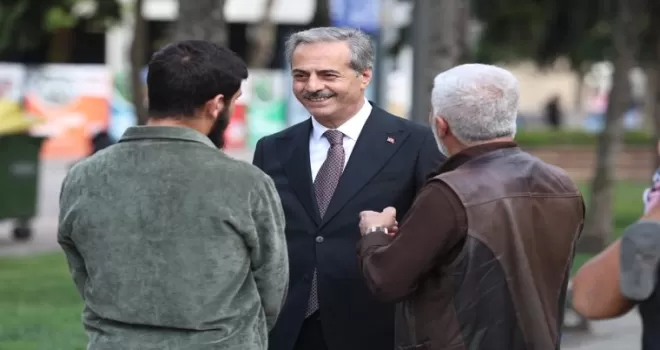Sakarya’da Başkan Alemdar bayram öncesi vatandaşlarla buluştu